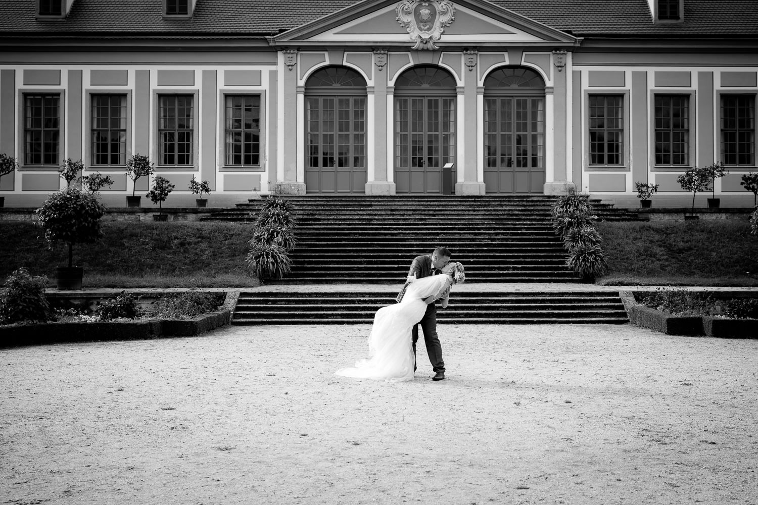 Paarshooting Hochzeit Barockgarten Großsedlitz