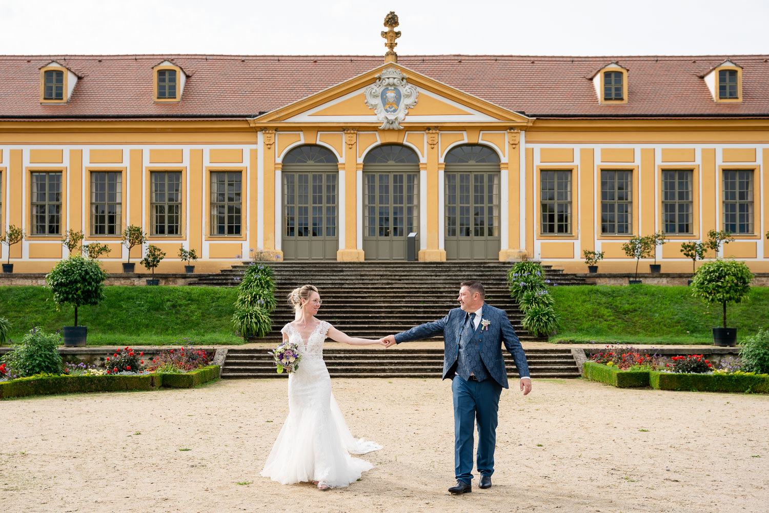 Paarshooting Hochzeit Barockgarten Großsedlitz