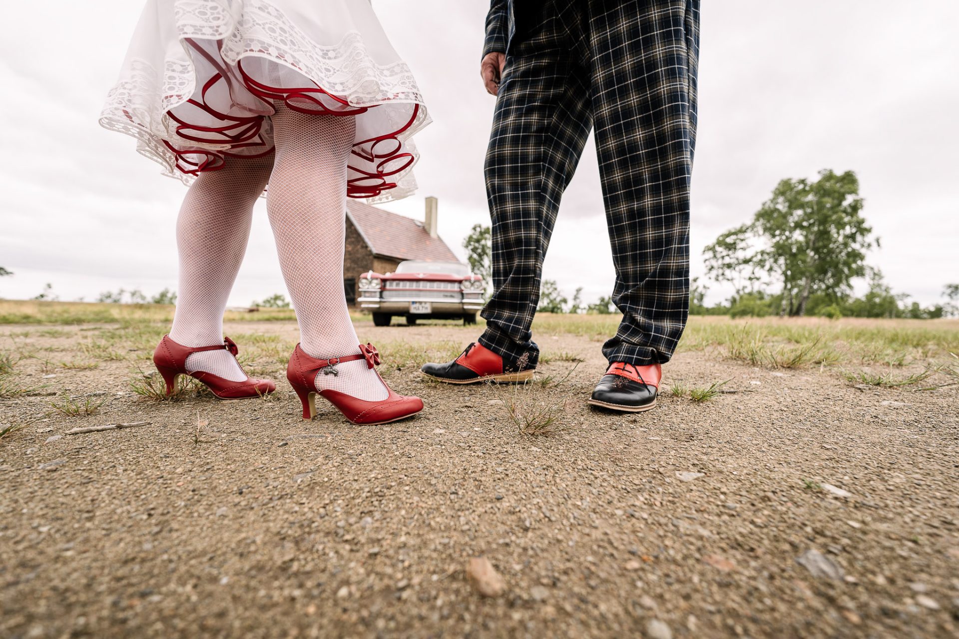Brautpaar Rock n Roll an der Alten Elisabeth Hochzeitsfotograf Freiberg